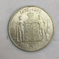 Revers : Danemark 2 kroner 1930 - 60e anniversaire du roi Christian X