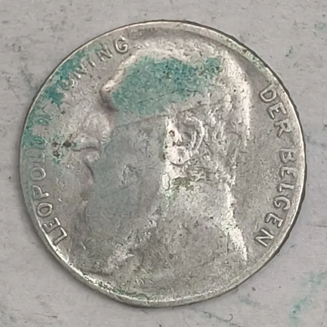 Obverse : 50 CEN 1901 LEOPOLD II KONING DER BELGEN