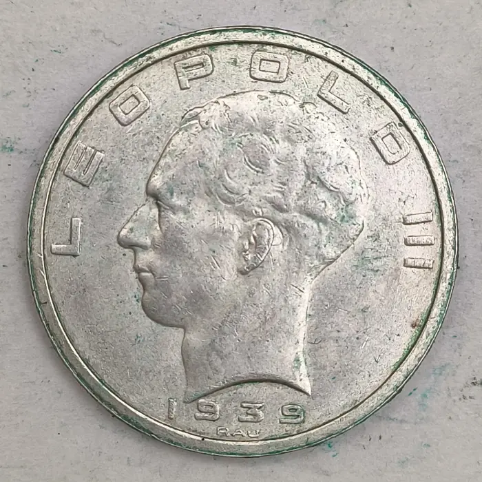 Obverse : 50 francs 1939 Léopold III BELGIQUE:BELGIE