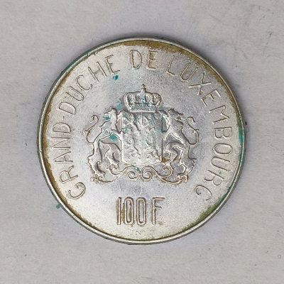 Rückseite : Luxemburg 100 Franken 1963