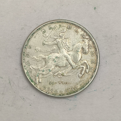 Rückseite : Luxemburg 20 Francs 600. Jahrestag - Tod von Johann dem Blinden 1946-Probe