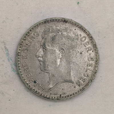 Obverse : 20 francs - Albert I in Dutch