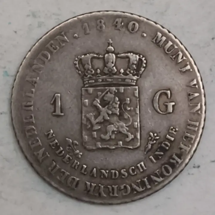Rückseite : 1 Gulden - Niederlande - Wilhelm I 1840