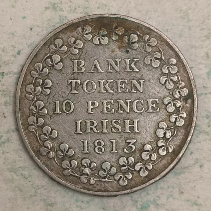 Rückseite : Irland 10 Pence - Georg III 1813