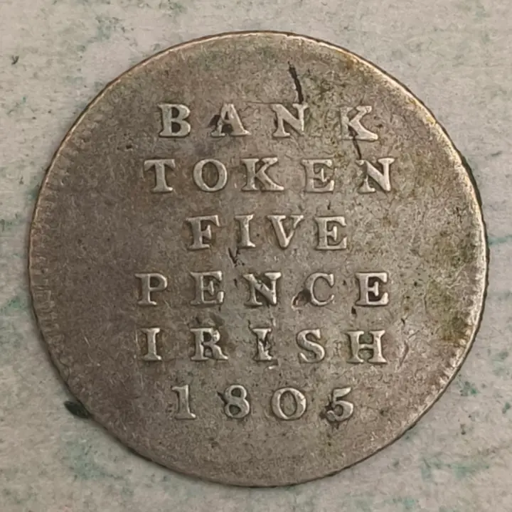 Rückseite : Irland 5 pence - Georg III 1805