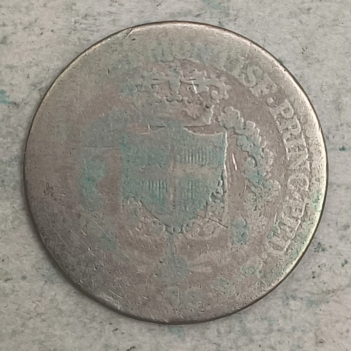Rückseite : Sardinien - 50 Centesimi 1829