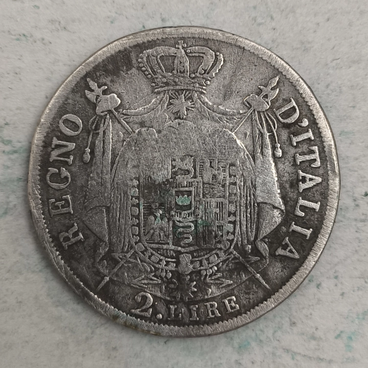 Rückseite : Italien - 2 Lire Napoleon I 1811 - M