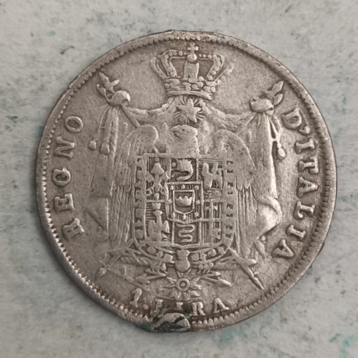Rückseite : Italien - 1 Lire Napoleon I 1811 - B