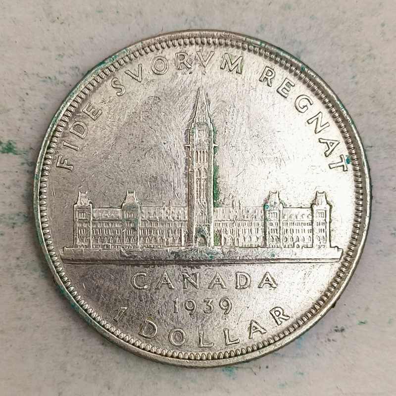 Rückseite : Kanada 1 Dollar - George VI 1939