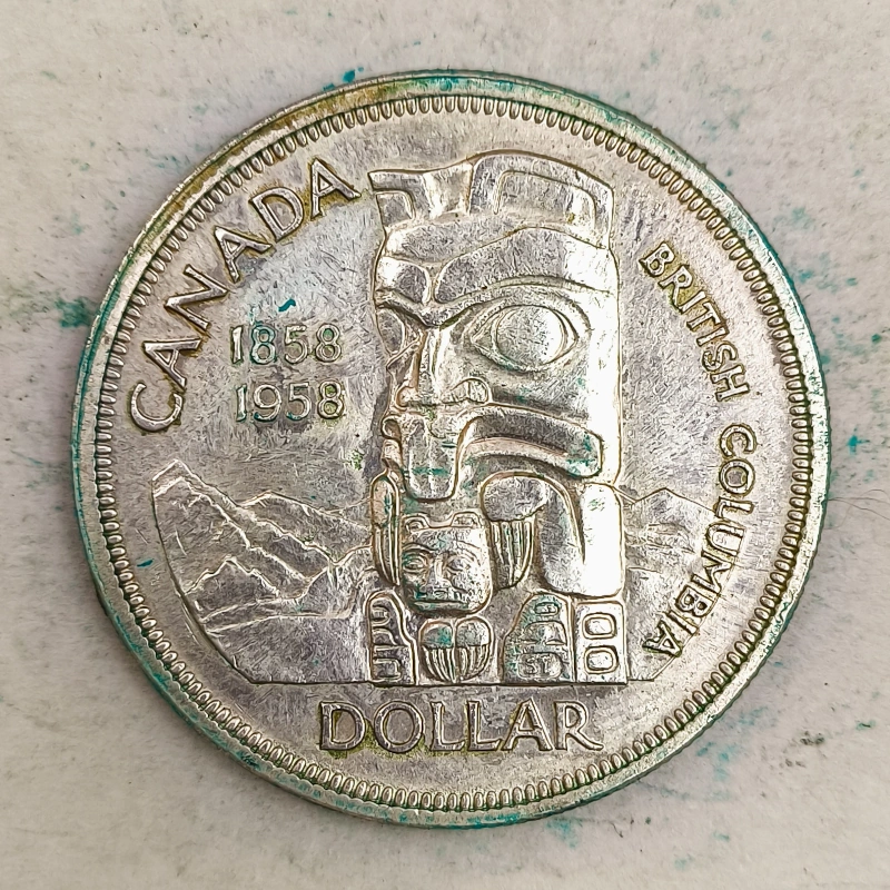 Rückseite : Kanada 1 Dollar - Elizabeth II 1958