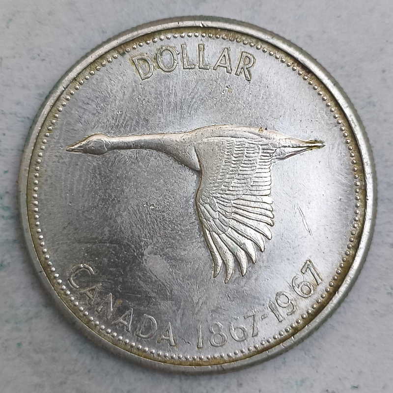 Rückseite : Kanada 1 Dollar - Elizabeth II 1967