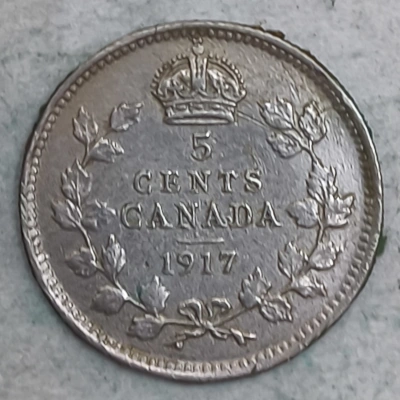 Rückseite : Kanada 5 Cent - George V 1917
