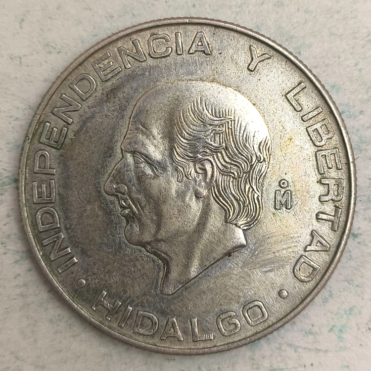 Rückseite : Mexico 5 Pesos 1955 Mo