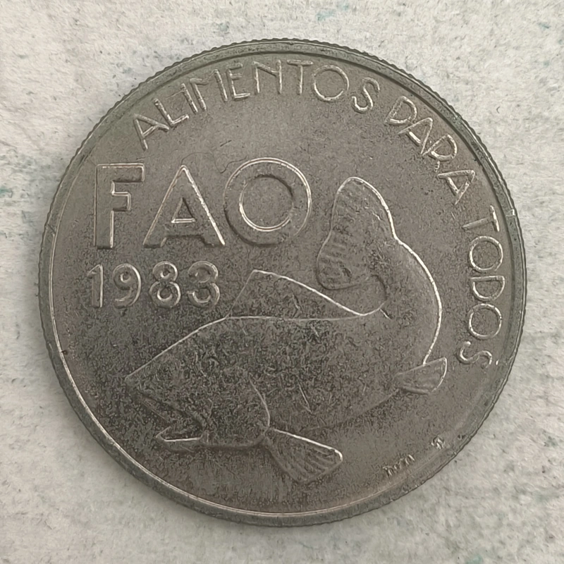 Rückseite : Portugal 25 Escudos – FAO
