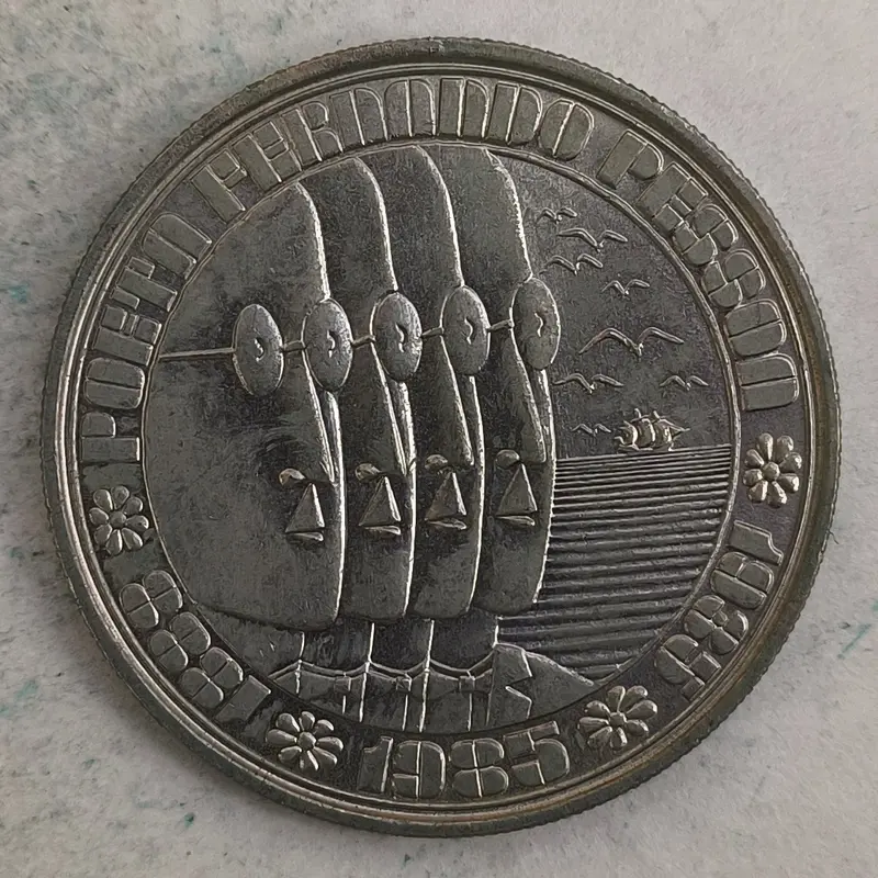 Rückseite : Portugal 100 Escudos – Fernando Pessoa