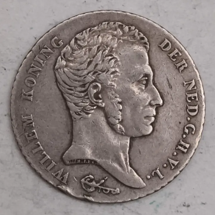 Obverse : 1 Gulden - Netherlands Willem I 1840