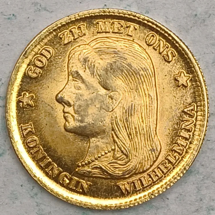 Obverse : Netherlands 10 gulden 1897