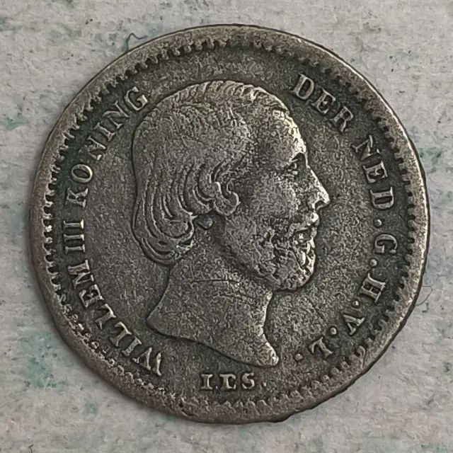 Obverse : Netherlands 5 hundred 1850 b