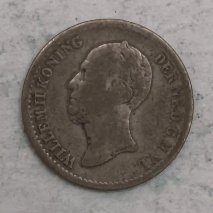 Obverse : Netherlands 10 Cents - Willem II - 1849