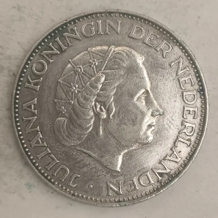 Obverse : Netherlands 21⁄2 gulden - Juliana 1960