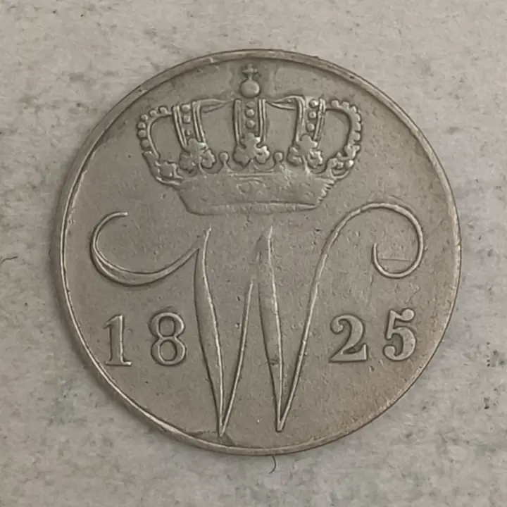 Obverse : Netherlands 5 Cents Willem I - 1825 B