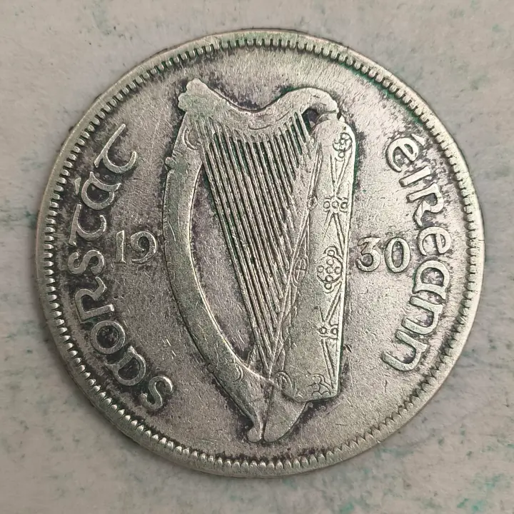 Obverse : Ireland 1⁄2 Crown 1930