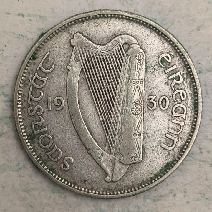 Obverse : Ireland 2 shillings (guilder) 1930
