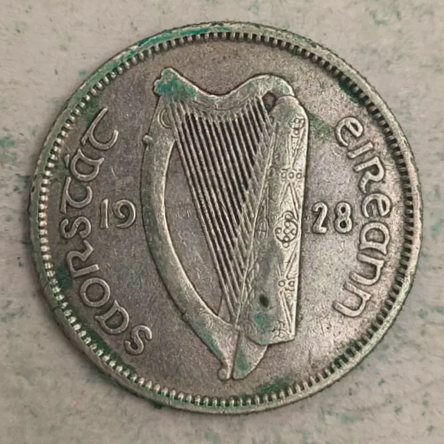 Obverse : Ireland 1 shillings 1928-Proof