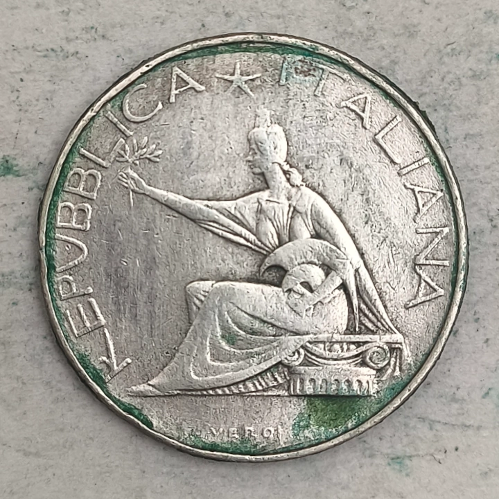 Obverse : Italy LIT 500 - 1961 R