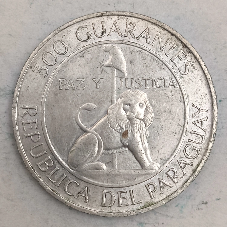 Obverse : Paraguay 300 guaranias - Alfredo Stroessner 1968
