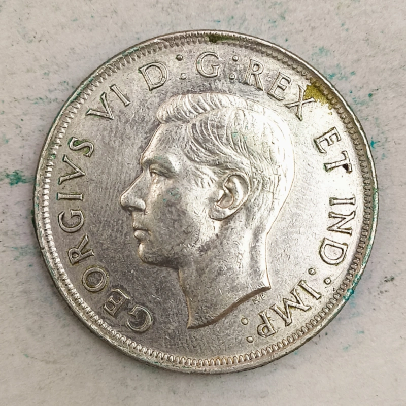 Obverse : Canada $1 - George VI 1939