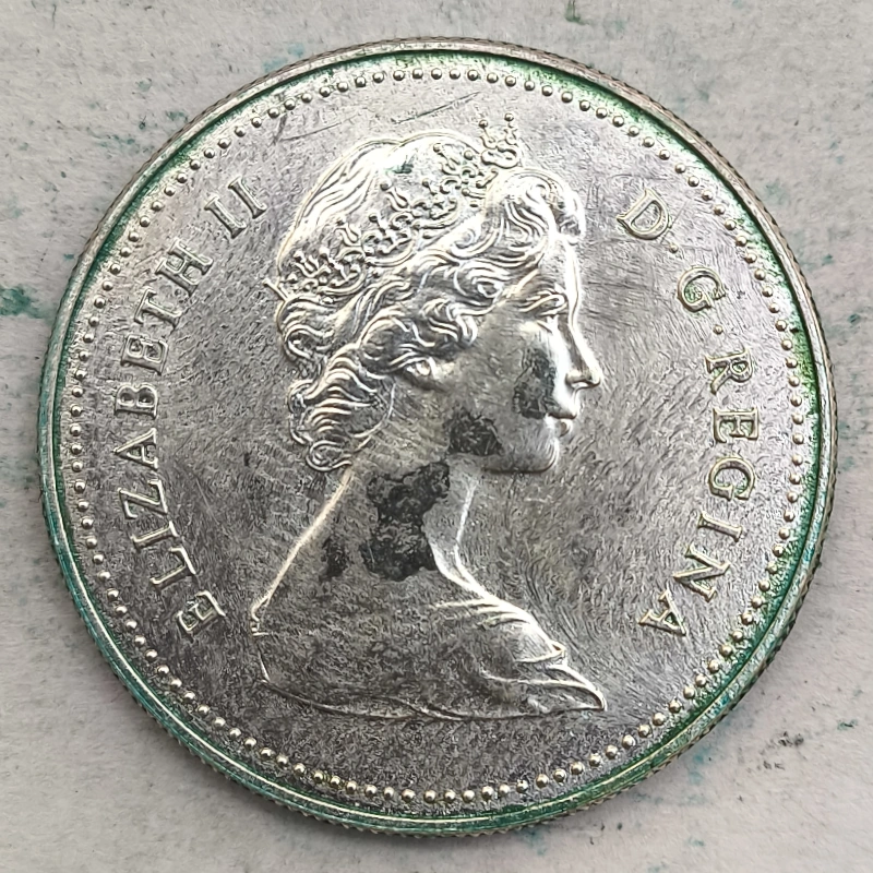 Obverse : Canada $1 - Elizabeth II 1980