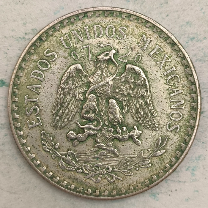 Obverse : Mexico 1 peso 1943 M