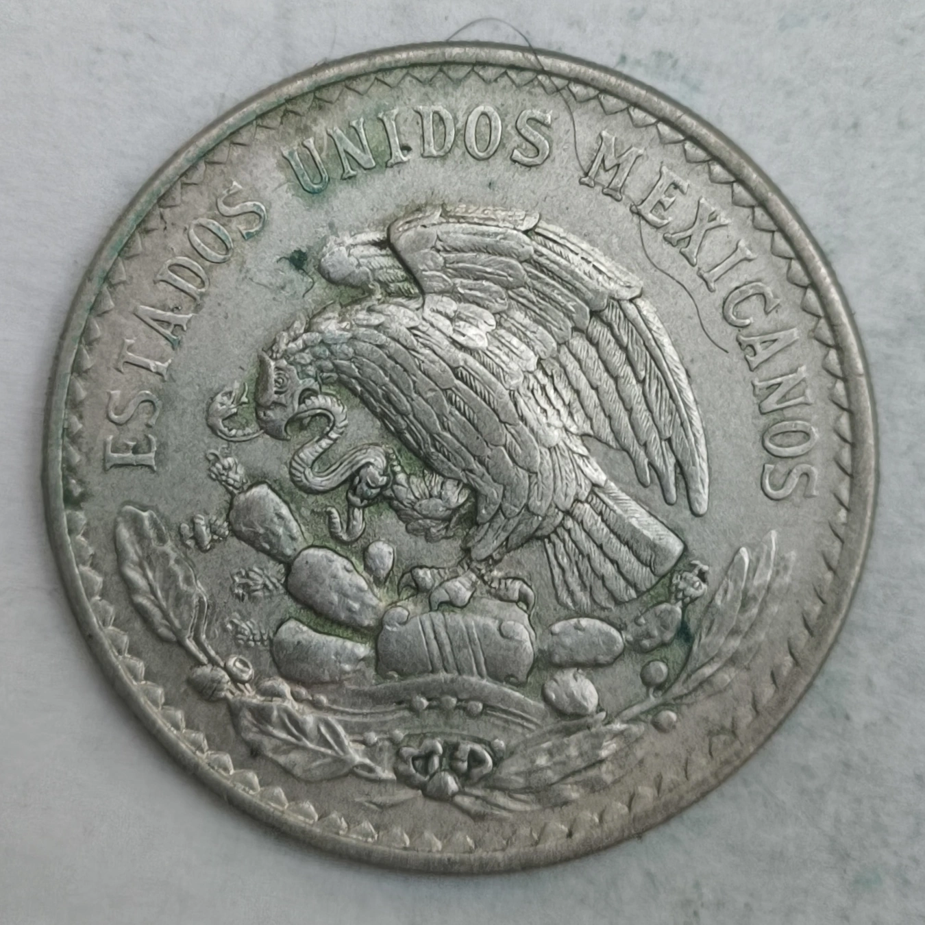 Obverse : Mexico 1 peso 1947 Mo