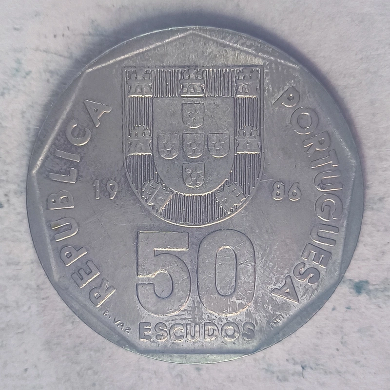 Obverse : Portugal 50 escudo