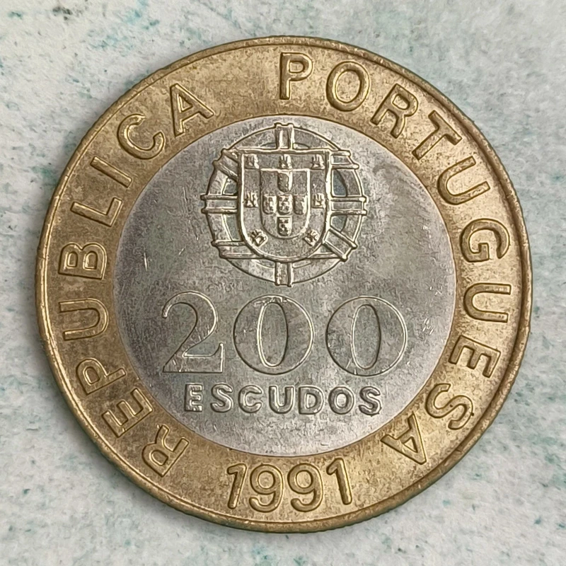 Obverse : Portugal 200 escudos 1991 - Garcia de Orta