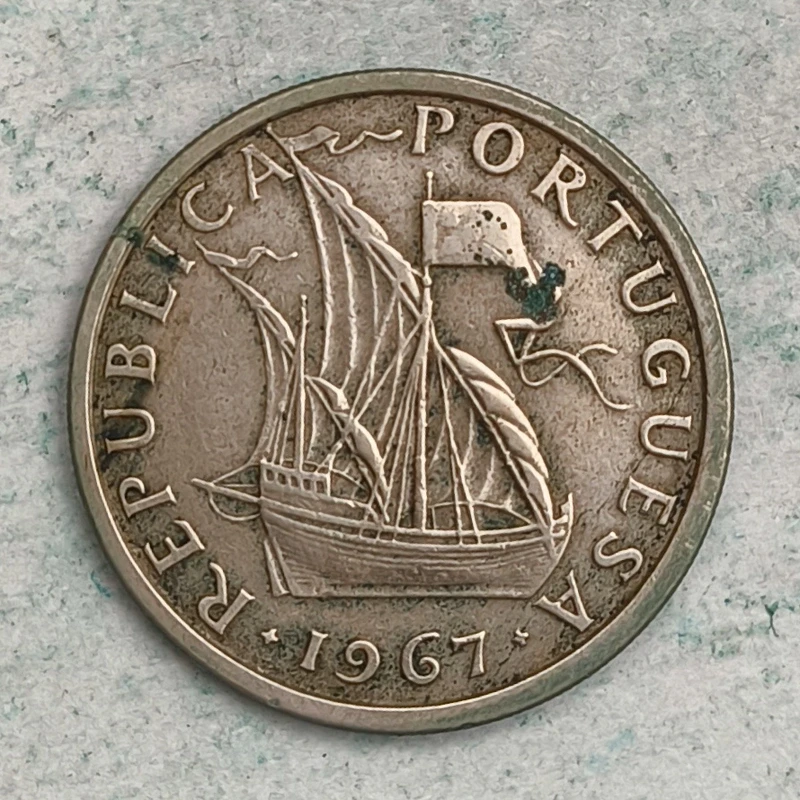 Obverse : Portugal 5 escudos 1967
