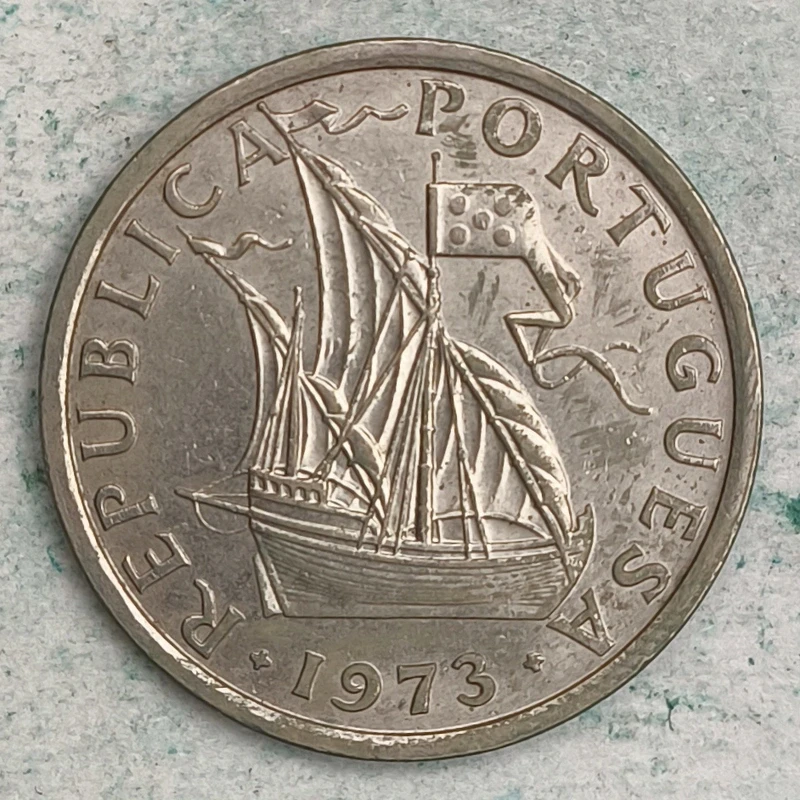 Obverse : Portugal 10 escudos 1973