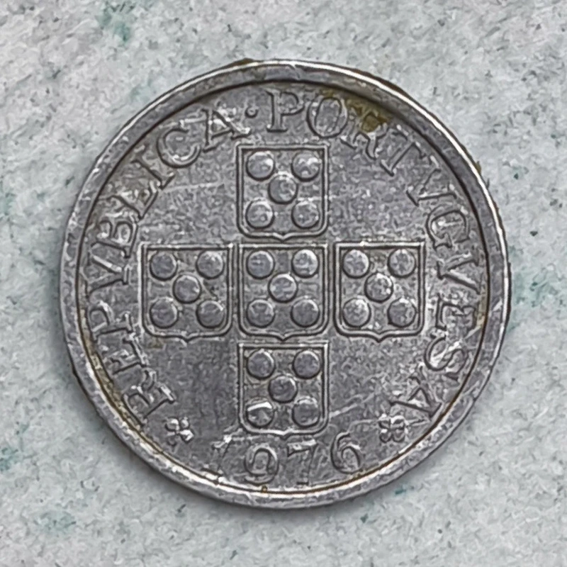 Obverse : Portugal 10 centavos 1976