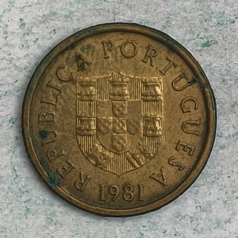 Obverse : Portugal 1 January 1981