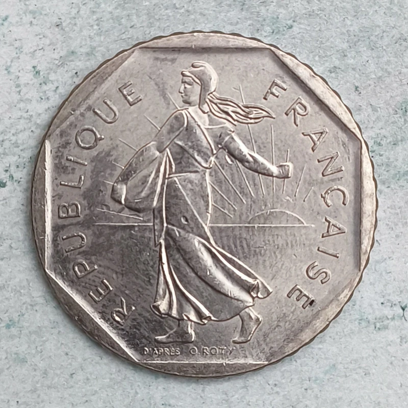 Obverse : France 2 francs 1980 - Sowing