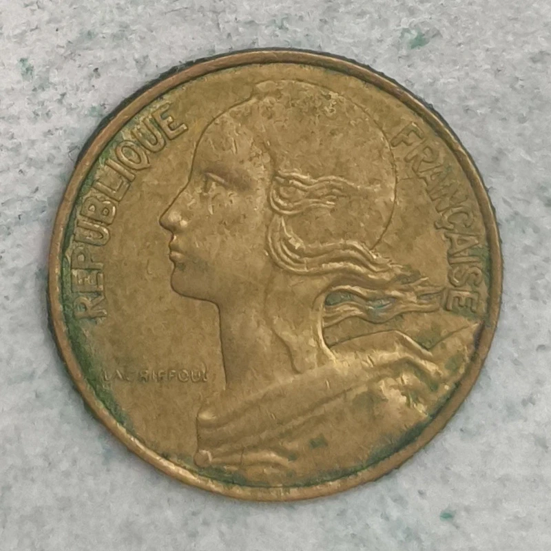 Obverse : France 10 cents 1976 - Marianne