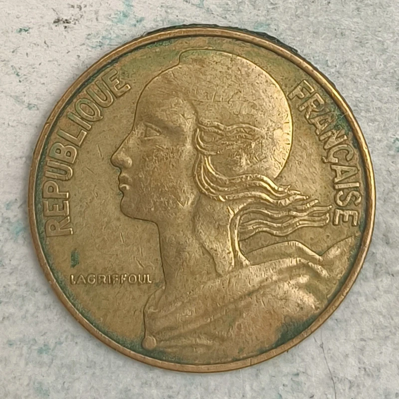 Obverse : France 20 cents 1970 - Marianne