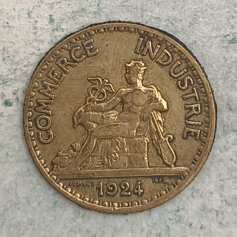 Obverse : France 50 cents 1924 - Good for 50 cents (Chambres de Commerce)