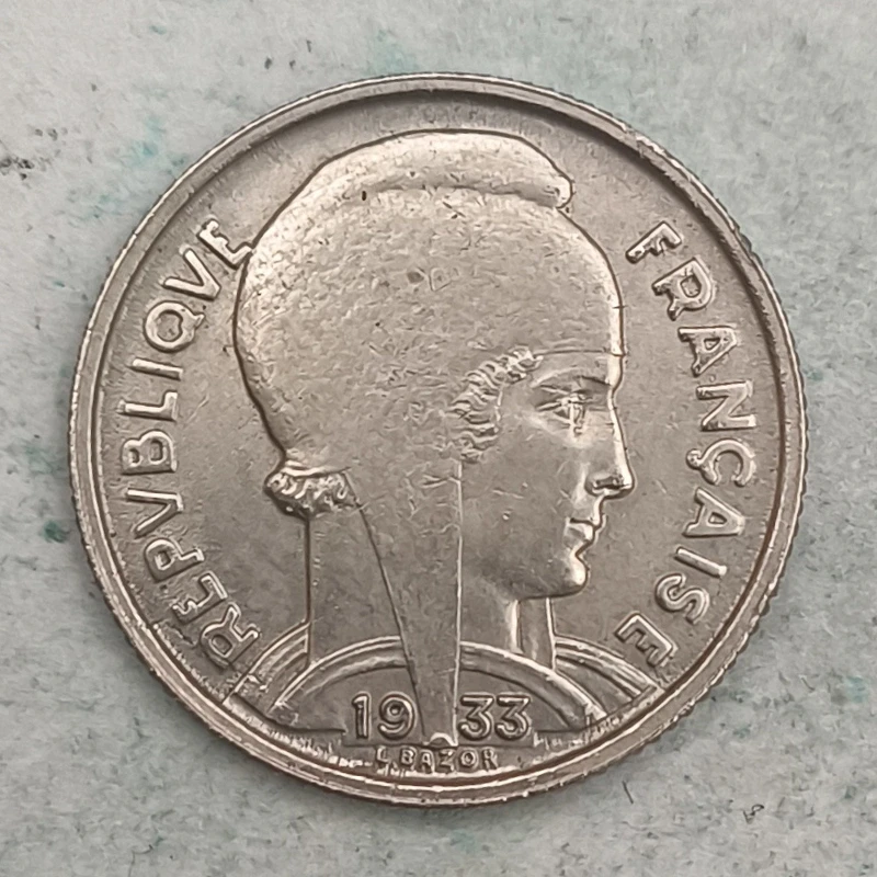 Obverse : France 5 francs 1933 - Bazor