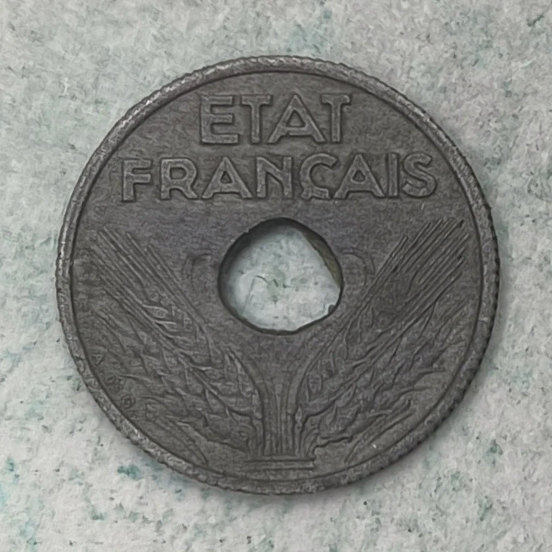 Obverse : France 10 cents 1943 - French State (Vichy) small module