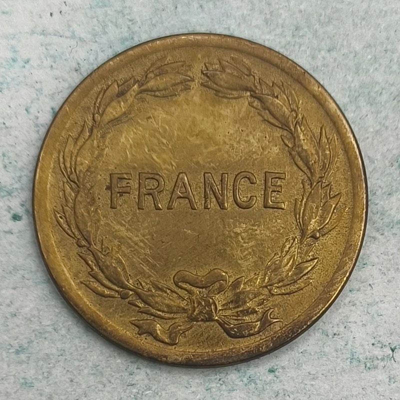 Obverse : France 2 francs 1944 - Provisional Government