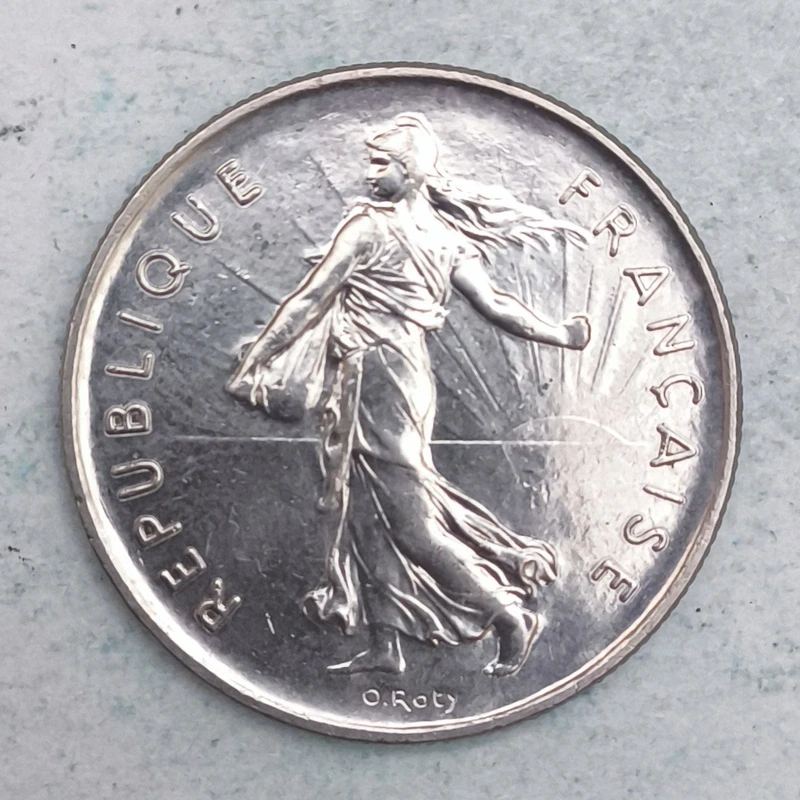 Obverse : France 5 francs 1973 - Sowing
