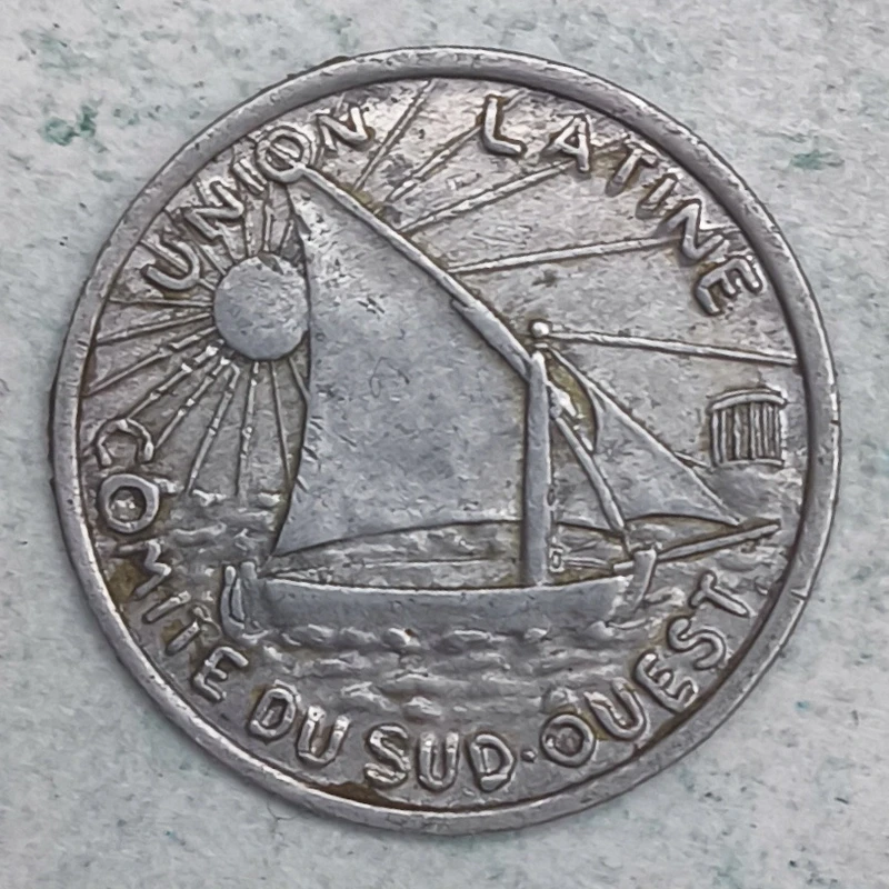 Obverse : France 10 cents Regional Committee Toulouse 1922-1930