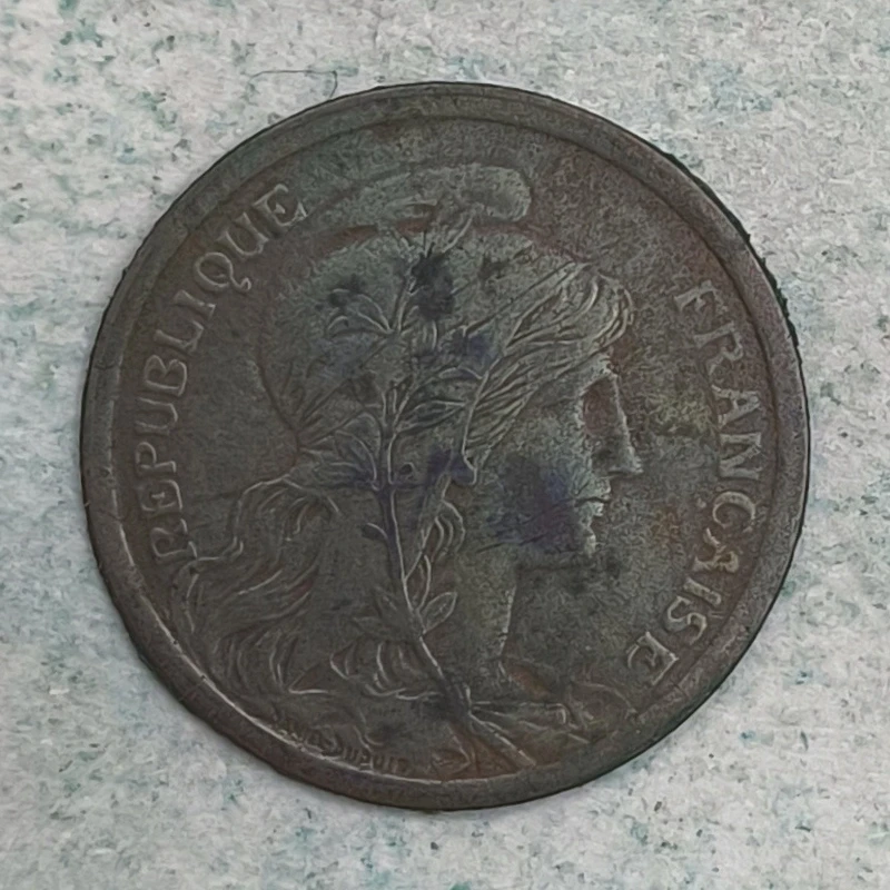 Obverse : France 2 cents Daniel Dupuis 1911 A